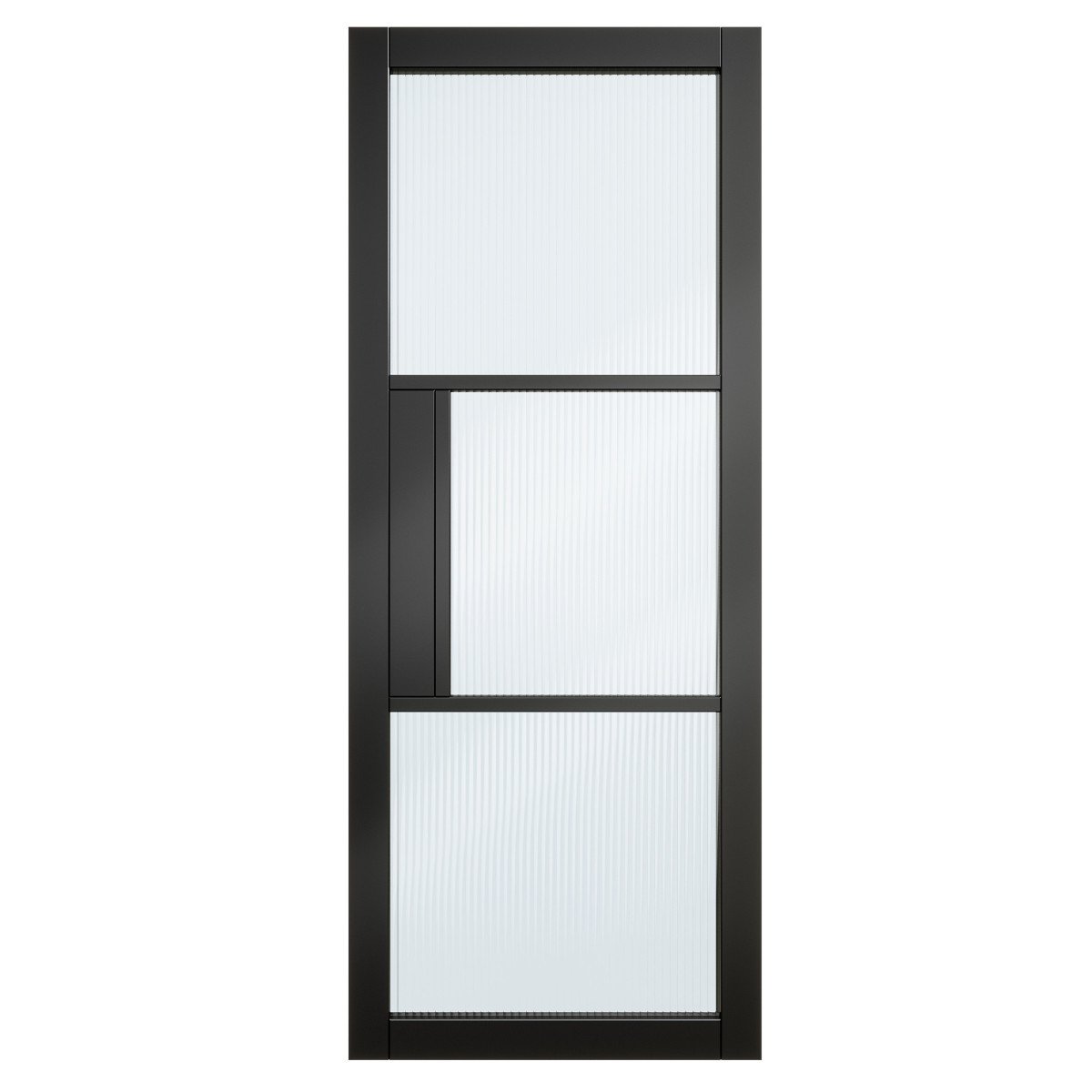 Berkeley 3 Panel Deluxe - Reeded Glass