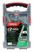 Timco Mixed Tray Exterior C2 Pozi Screws 600 Piece
