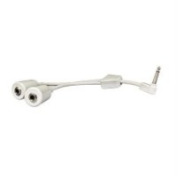NCS-02 Nurse Call Y Splitter is a .25 inch jack (plug) with two ports.