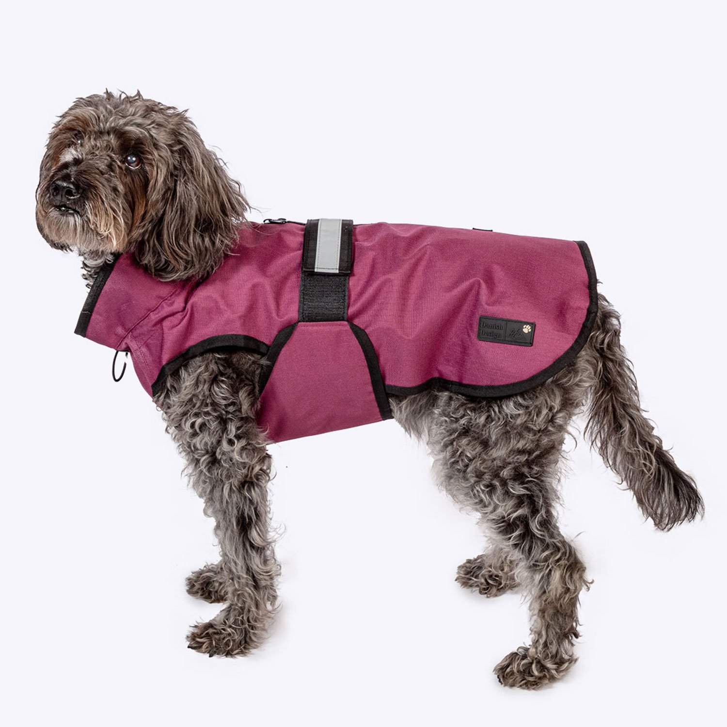 Danish Design 3 in 1 Dog Coat Plum 65cm (26in)