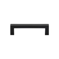 C0339-96-BKMT - Heritage Brass Cabinet Pull City Design 96mm CTC Matt Black Finish