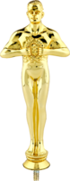 Gold Plastic Achievement Figure 210mm