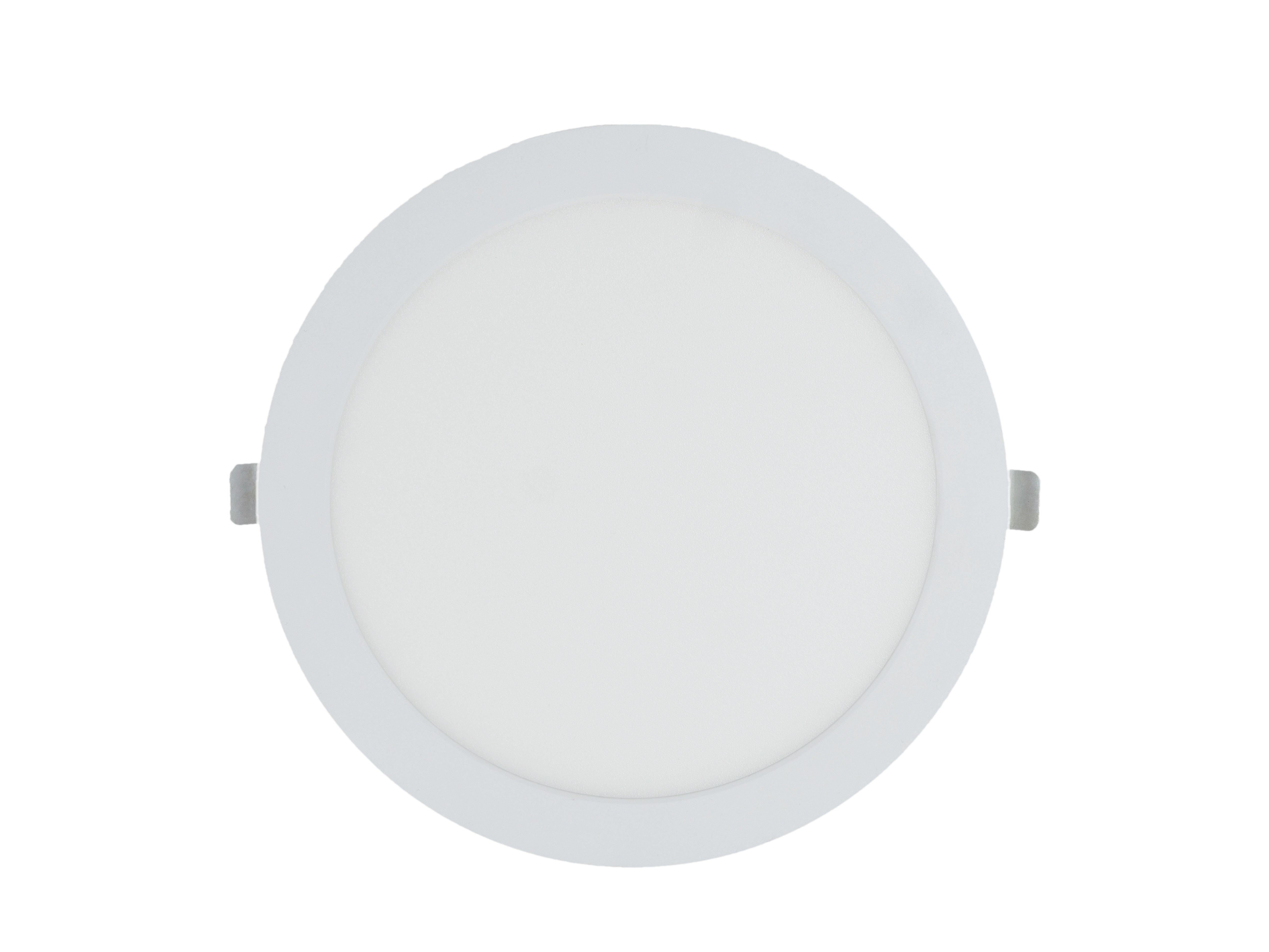 Studio 18W LED downlight, White, CCT selectable 3000K, 4000K, 6500K, dimmable