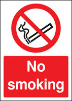 No smoking - A4 rp