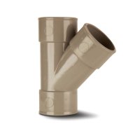 POLYPIPE MU217 BLACK BRANCH 45DG 40mm MuPVC