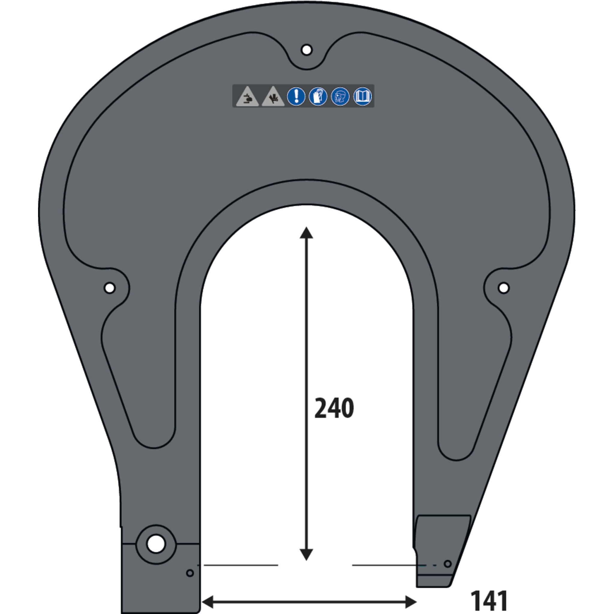 BRAS HR3 POUR RIVETEUSE 8T PUSH-PULL