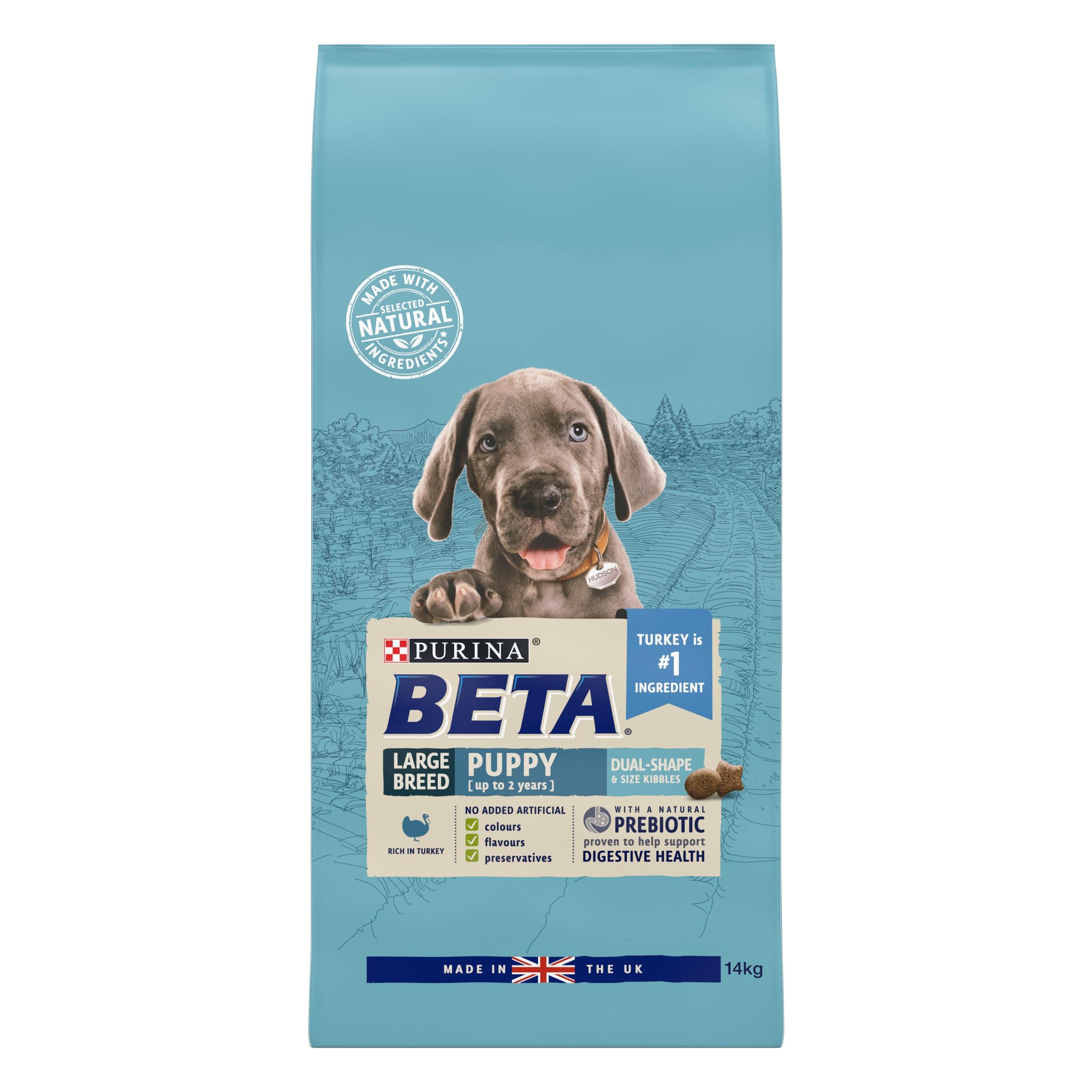 Beta 12621553 Complete Puppy Large Breed Turkey 14kg