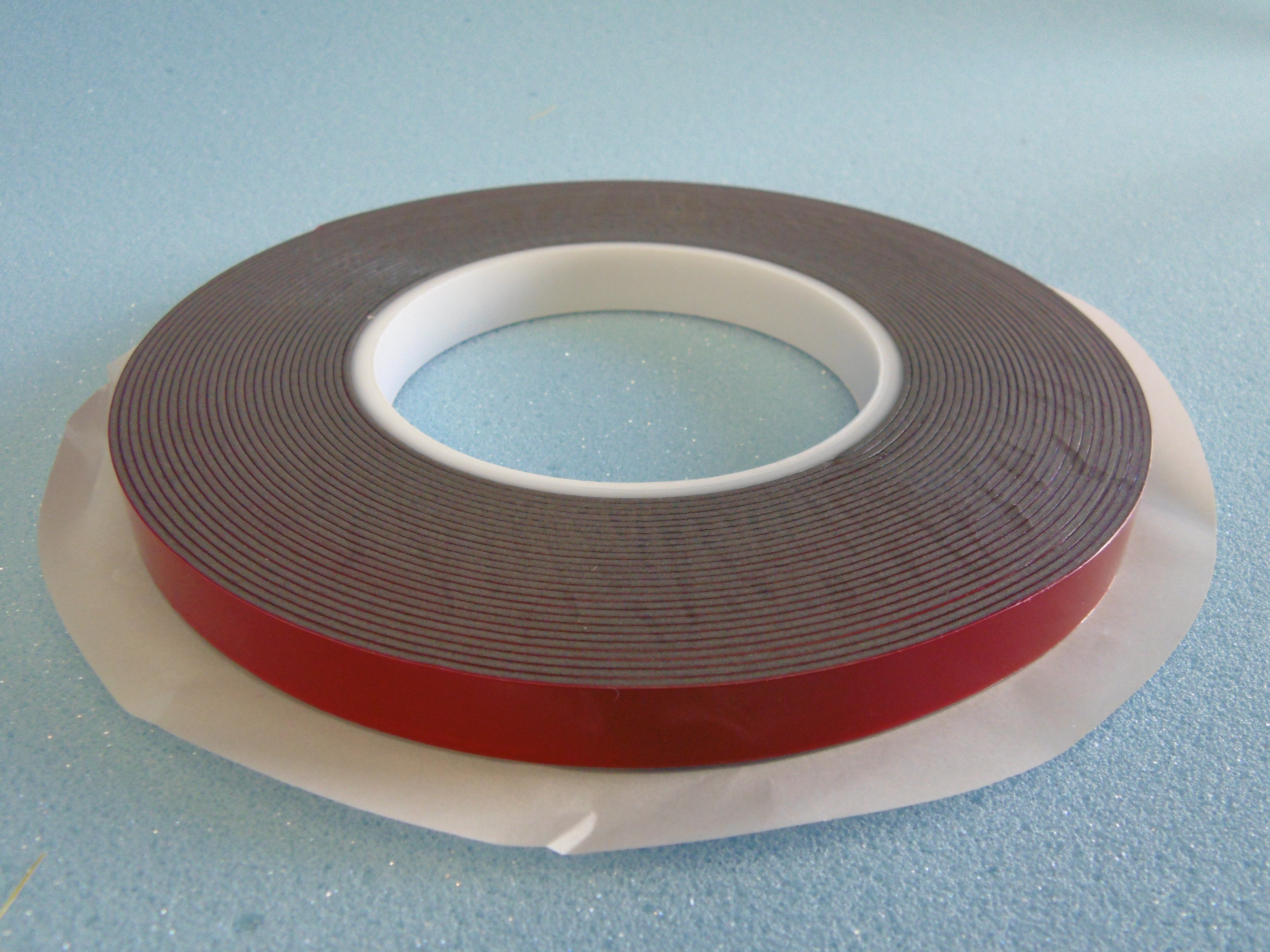 12mm Double Sided Acrylic Tape - Grey -10 Metre