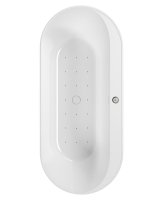 SAMOA 1600X750MM FREESTANDING AIR JET SYSTEM WHIRLPOOL BATH COLOURED