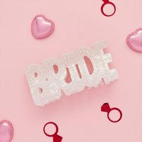 Bride Acrylic Hair Clip