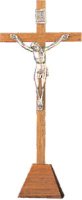 Wood Standing Crucifix - 5 3/4 inch   (1116)