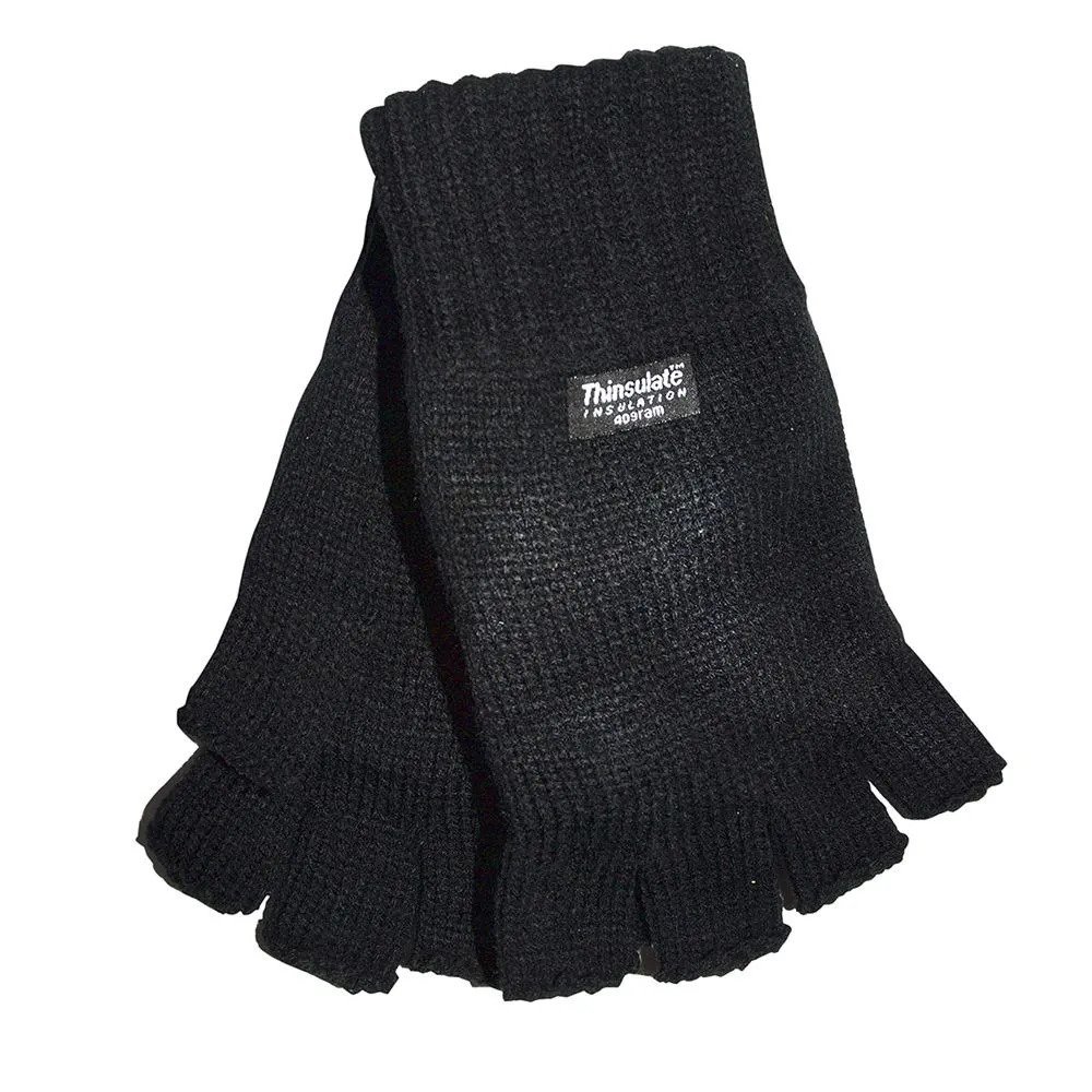 Arctic Hayes Thinsulate Fingerless Gloves 6474BK