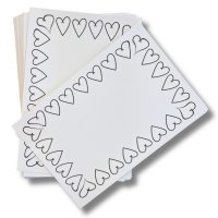 DIY Decorative Frame - Hearts (25 pieces)