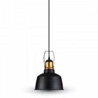 Black Aluminum Shade Pendant