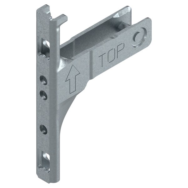 MERIVOBOX Front Fixing Bracket Bottom, Screw-on, Symmetrical