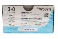 Johnson & Johnson 3/0 Mersilk Suture - 75cm x 36 20mm, 1/2 circle, taper point - DMI Dental Supplies Ireland - Next Day Delivery