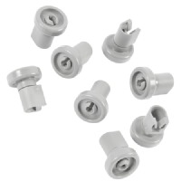 Zanussi Dishwasher Upper Basket Wheel Kit - 8 Pack