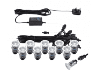 DECK LIGHT KIT 10 pcs 25mm C/O 2700k