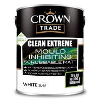 Crown Paint Clnex Mi Sc Matt White 5l