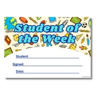 R&R A5 Reward Certificates - Student of the Week Award (24)