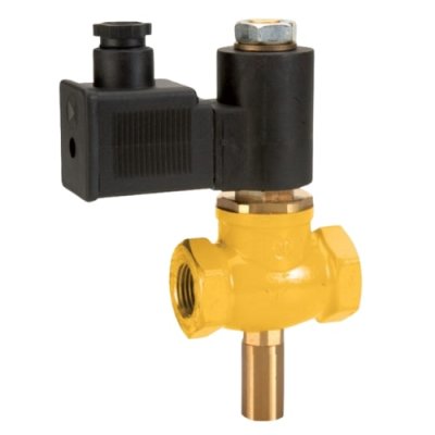 Magneetventiel gas 4/4FF NC manueel P1max0.5b 230V