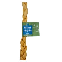 Pure & Natural Braided Goat Skin Large 30cm 5pk