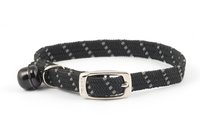 Ancol Cat Collar Softweave Reflective Black x 3