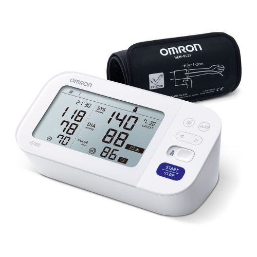 The Omron M6 Comfort Blood Pressure Monitor does not inflate too high and avoids painful measurements