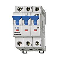 MCB, BMS6 Series, 3-pole, Type B, 50A