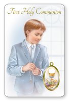 Card/Resin Drop/Communion Boy   (C71756)