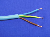 3 Core 2.5Sq Arctic Blue Cable