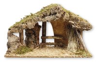 Nativity Shed/No Figures/LED Lights   (89952)