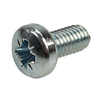 Pozi Pan Head Machine Screws Zinc Plated ( Pack 100)