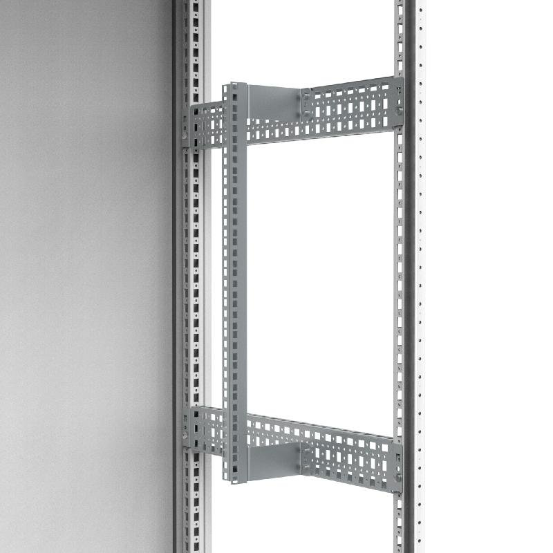 CIPP09 nVent Hoffman 19" profiles one side, 475, zinc plated, adjustable in depth, together with CIB/ CID