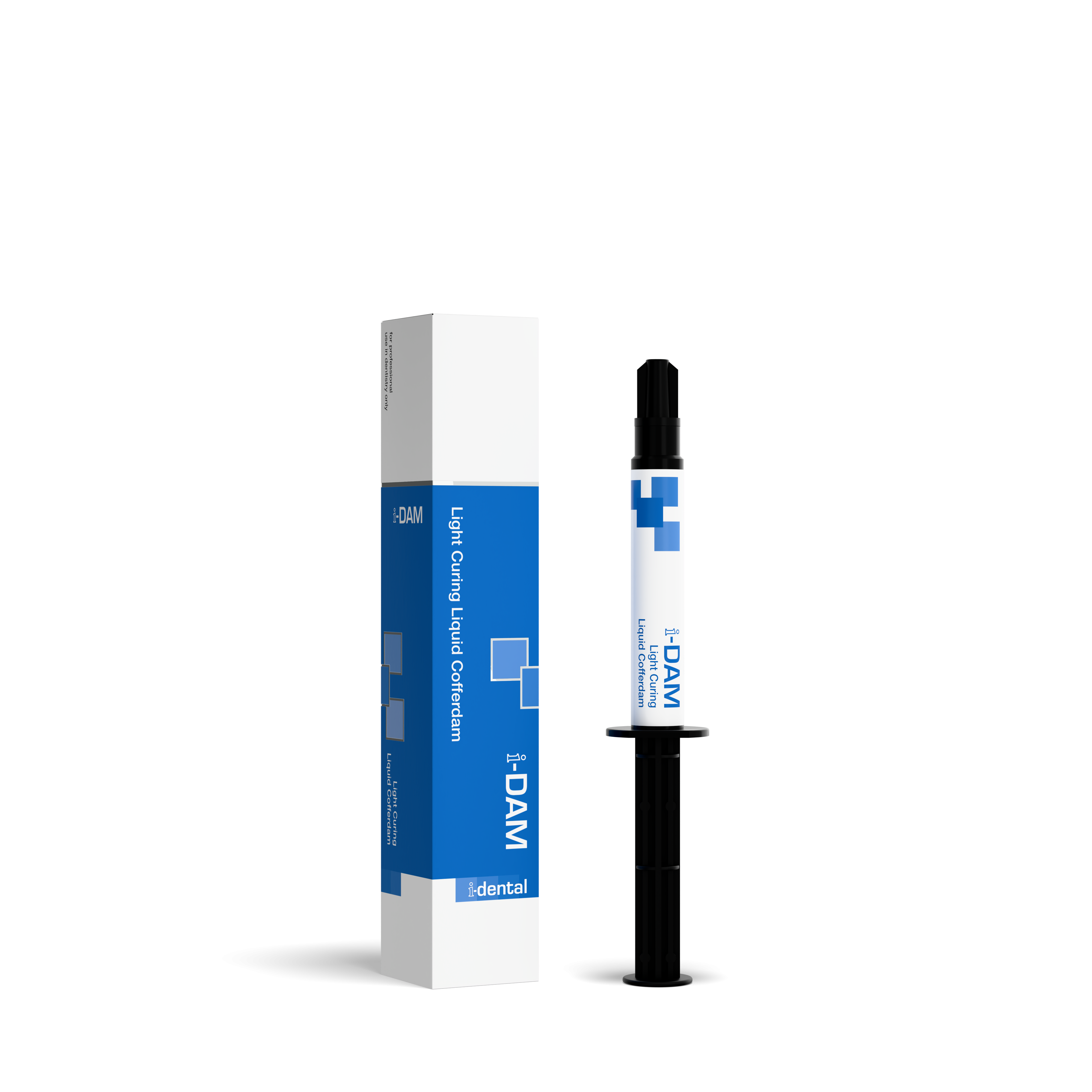 i-DAM Light Curing Liquid Cofferdam Blue 4 x 1.2ml Syringe & Tips