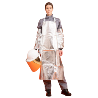 Aluminised Kevlar® Apron, Unlined