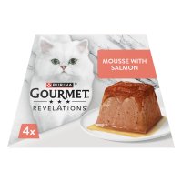 Gourmet 12621349 Cat Revelations Mousse Salmon 6x4x57gm 
