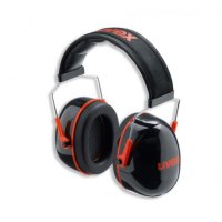 Uvex K3 Earmuffs 33 dB - Black/Red One Size