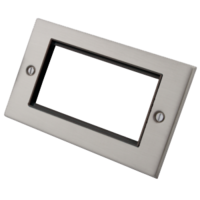 2 Gang 4 Module Euro Plate