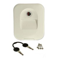 Thetford White Door for Water Filler inc. Lock & Keys for C200/C224