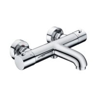 Tucker French Thirn Thermostatic Wall Mounted Bath Shower Mixer Tap