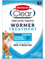 Bob Martin 2 in 1 Cat & Kitten Wormer Tablets x 1