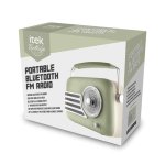 Itek Vintage Bluetooth Radio - Sage | I60028SAG 4
