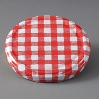 82mm Twist off Red Check Cap