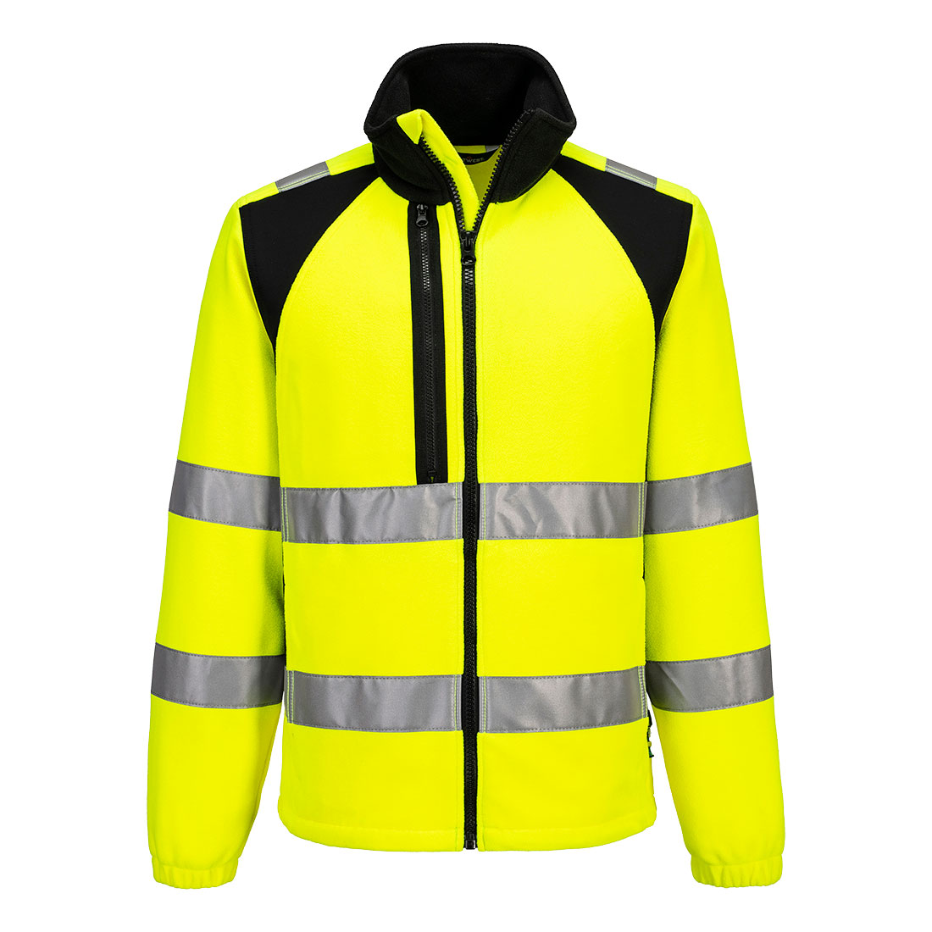 Portwest WX2 Eco Hi-Vis Fleece, Yellow/Black