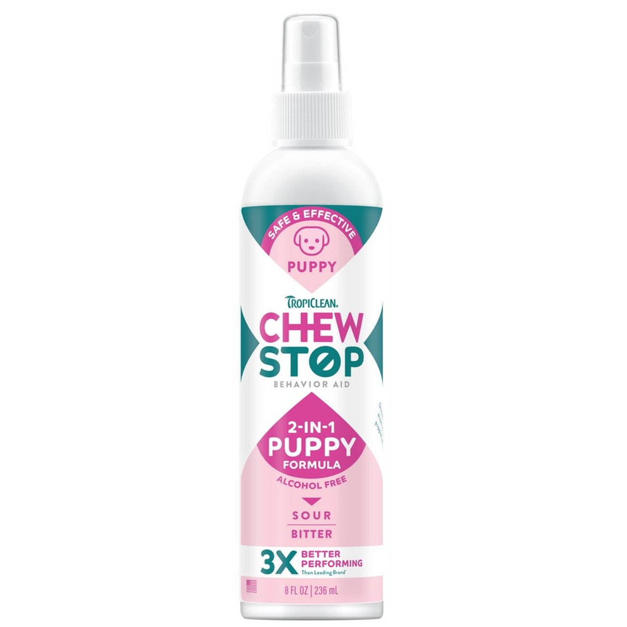 TropiClean Chew Stop Behavior Aid Puppy Spray 236ml x 1
