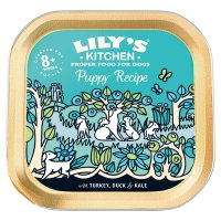 Lilys Kitchen Dog Tray Puppy Recipe Turkey & Duck 10x150g