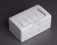 Evolec 4G 2W 10a IP55 Weatherproof Switch
