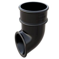 round black downpipe shoe, gutter shoe
