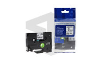 Compatible Brother TZE211 Black on white 6mmx8m